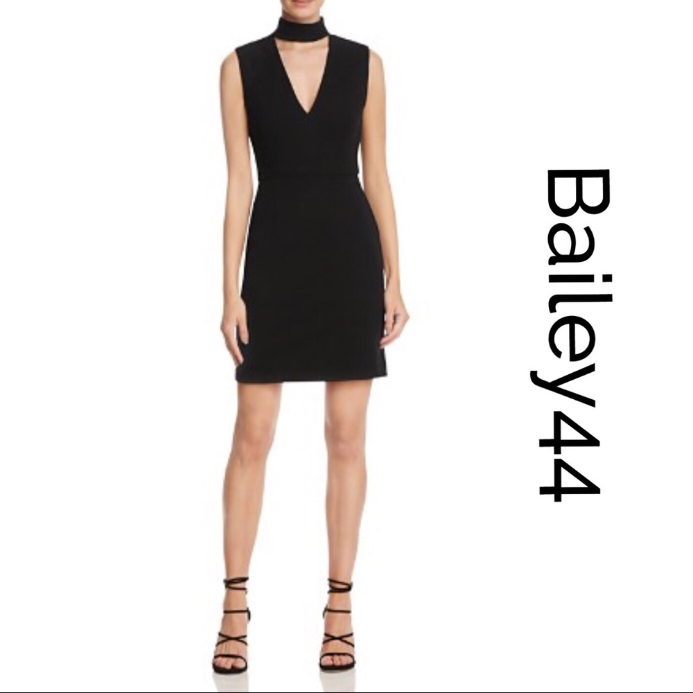 Bailey 44 Black stylish chocker neck dress - Picture 3 of 4
